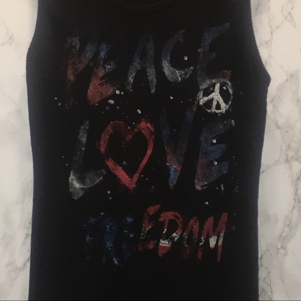 Peace Love Freedom Tank Top